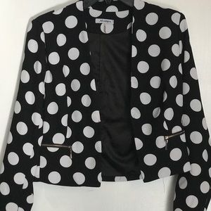 Cute Polka Dot Blazer